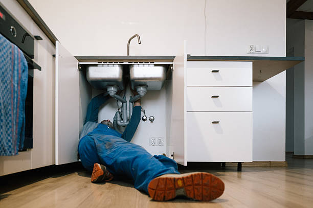 Professional Plumbing technician working in Rumford, RI